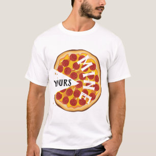 ペペロおもしろいニピザかわいいグルメパーティー Tシャツ