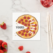 ペペロおもしろいニピザかわいい スタンダードカクテルナプキン (インサイチュ)