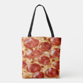 ペペロおもしろいニピザラージショルダートート トートバッグ (裏面)