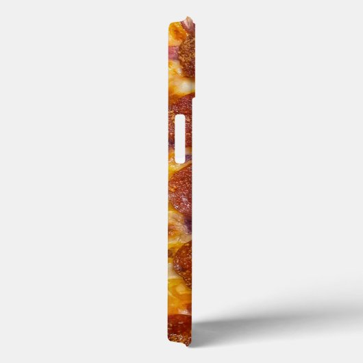 ペペロおもしろいニモノグラムのピザパターンGagギフト Case-Mate iPhoneケース (裏面 / 右)