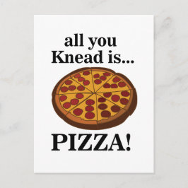 ペペロニパーティーピザ 面白い ポストカード