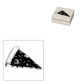 ペペローニチーズピザスライスイタリアンフードピッツェリア ラバースタンプ (押印)