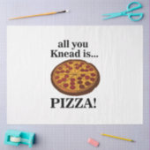 ペペローニピザおもしろい食品 薄葉紙 (クラフト)