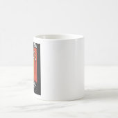 ペペローニピザとアメリカンフットボール コーヒーマグカップ (中央)