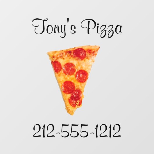 ペペローニピザスライス ウィンドウサイン (シート)