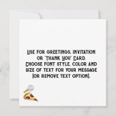 ペペローニピザデー 招待状 (裏面)