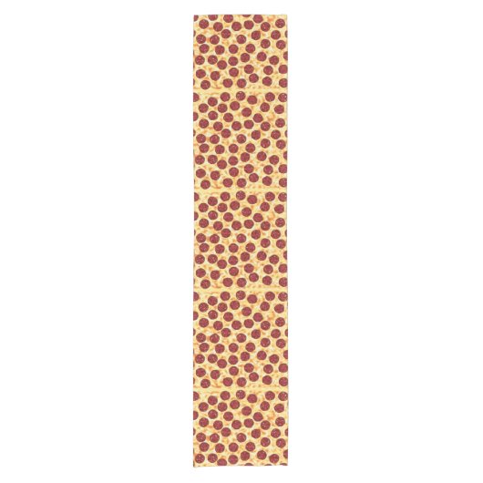 ペペローニピザパターン ショートテーブルランナー (正面)