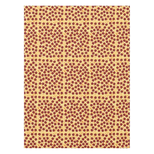 ペペローニピザパターン テーブルクロス (正面)