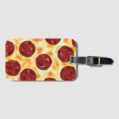 ペペローニピザパターン ラゲッジタグ (正面横)