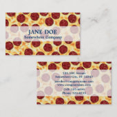 ペペローニピザパターン 名刺 (正面/裏面)