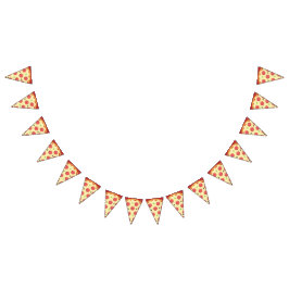 ペペローニピザパーティー バンティングフラッグ
