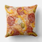 ペペローニピザ枕 クッション (裏面)