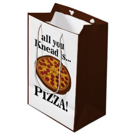 ペペローニピザ食品パーティー ミディアムペーパーバッグ