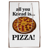 ペペローニピザ食品パーティー ミディアムペーパーバッグ (裏面)