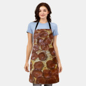 ペペローニピザ エプロン (着用した状態)