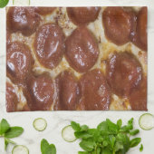 ペペローニピザ キッチンタオル (折り畳み)