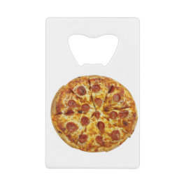 ペペローニピザ クレジットカード栓抜き