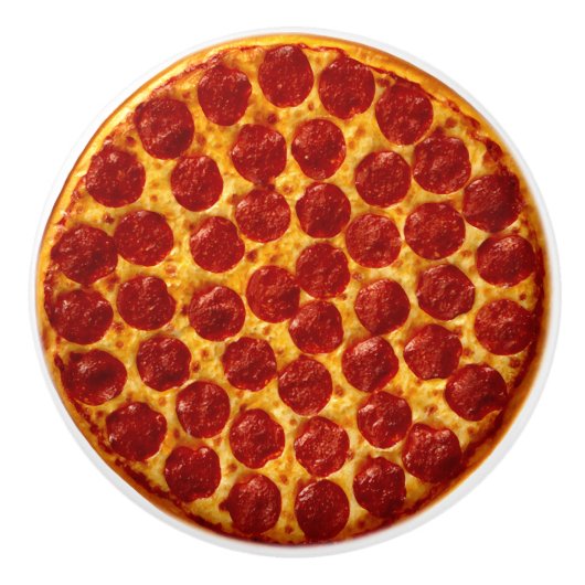 ペペローニピザ セラミックノブ (正面)