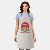ペペローニピザ – ピッツェリアレストラン エプロン (着用した状態)