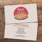 ペペローニピザ – ピッツェリアレストラン 名刺