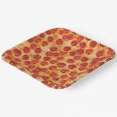 ペペローニピザ ペーパープレート (傾斜あり)