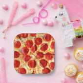 ペペローニピザ ペーパープレート (パーティー)