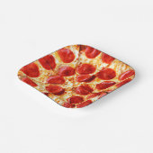 ペペローニピザ ペーパープレート (傾斜あり)
