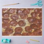 ペペローニピザ 薄葉紙 (クラフト)