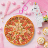 ペペローニ&チーズピザパーティー紙プレート ペーパープレート (パーティー)