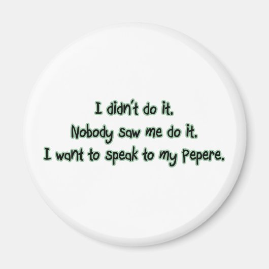ペペ話レしたい マグネット (正面)