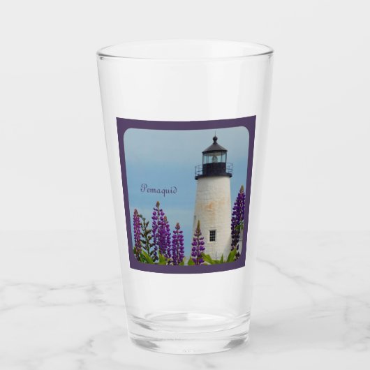 ペマキッドポイントプラムコースタルメインライトハウス タンブラーグラス (正面)