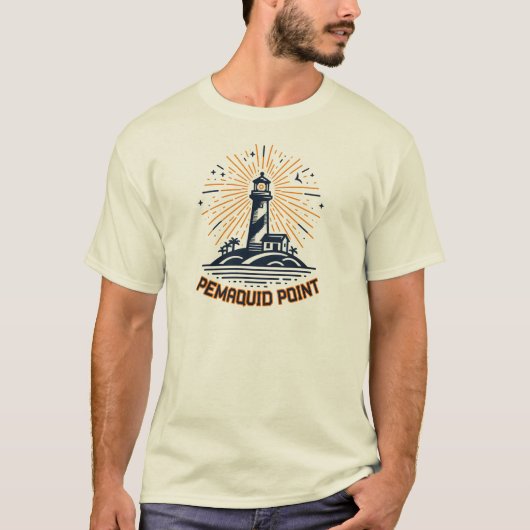 ペマキッドポイント灯台の日の出 Tシャツ (正面)