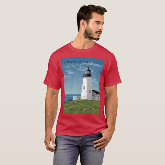 ペマキッドポイント灯台 Tシャツ (正面フル)