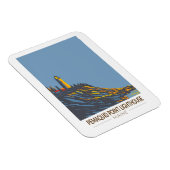 ペマキドポイントライトハウスメイントラベルアートヴィンテージ マグネット (右側)