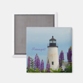 ペマキドポイントライトブリストルメインライトハウス マグネット (正面/裏面)