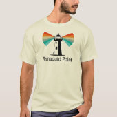 ペマクィッドポイント灯台の虹 Tシャツ (正面)