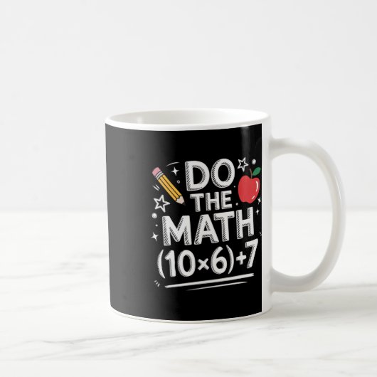 ペムダス小学校の先生が面白い数学のミームをする J コーヒーマグカップ (右)