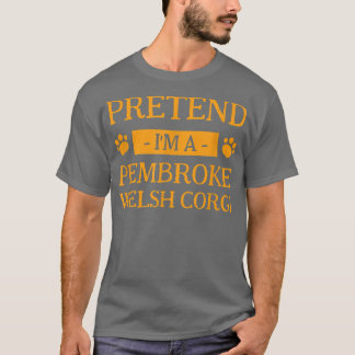 ペムブロークウェルシュコーギー犬の恋人のハロウ Tシャツ