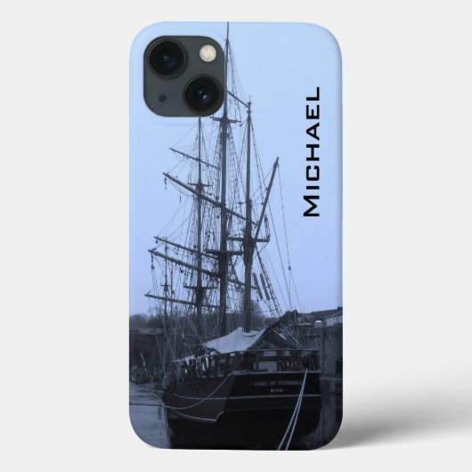 ペムブロークセーリングシップ伯爵チャールズタウン Case-Mate iPhoneケース (裏面)