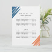 ペモダンインター・ビジネス・プライス・リスト メニュー (スタンド正面)