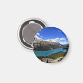 ペヤト湖，カナディアンロッキー マグネット (正面/裏面)
