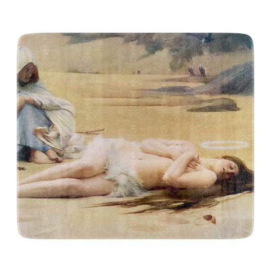 ペラギアとフィラムモン(美しい聖人の死) カッティングボード (正面)