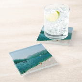 ペラスト – モンテネグロ ガラスコースター (アングル)