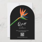 ペラドシス QRコード オールインワン ウェディング 招待状 (裏面)