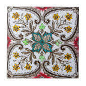 ペラナカン花柄タイル タイル (正面)