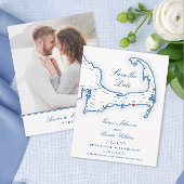 ペラムハウスデニスポートケープコッドブルー結婚ズ セーブザデート