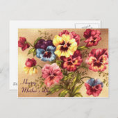 ペラルゴニウム母のデイカード ポストカード (正面/裏面)