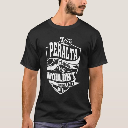 ペラルタのこと Tシャツ (正面)
