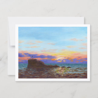 ペランポルトビーチサンセット ポストカード