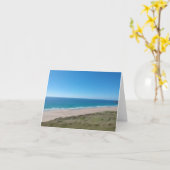 ペランポルト海の景色。 カード (黄色い花)